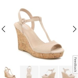 Charles David Latin Wedge Sandal